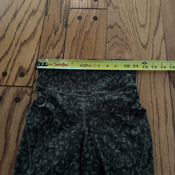 Lululemon Base Pace High-Rise Tight 25" Intertwined Camo Medium Olive Multi 2 - Picture 9 of 11